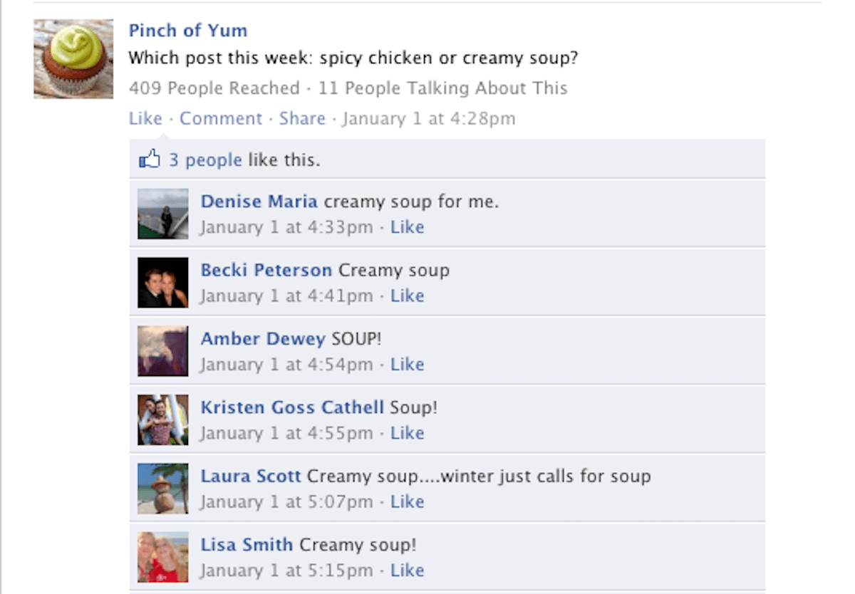 Facebook Comments.